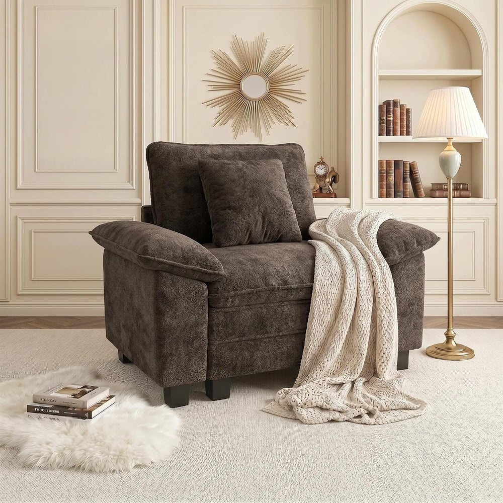 PHI VILLA 53.5 Inches Oversized Single Seat Accent Sofa Chair Couch