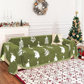 MYSKY HOME 71X134 inches Sofa Christmas Couch Cover, Sectional Sofa Covers Sofa by MYSKYHOME