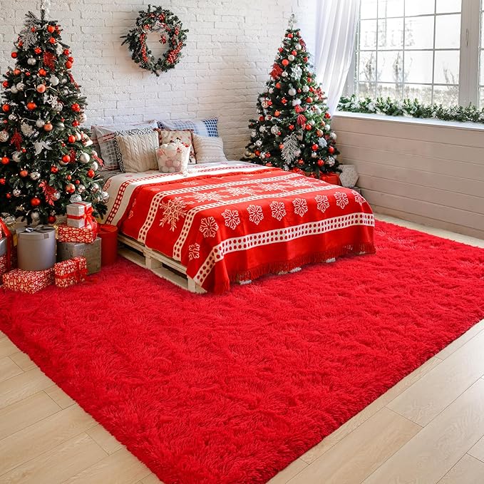 Chicrug Soft Area Rugs for Bedroom Living Room Plush Fluffy Rug 5x8 Feet by ChicrugHomeDecor