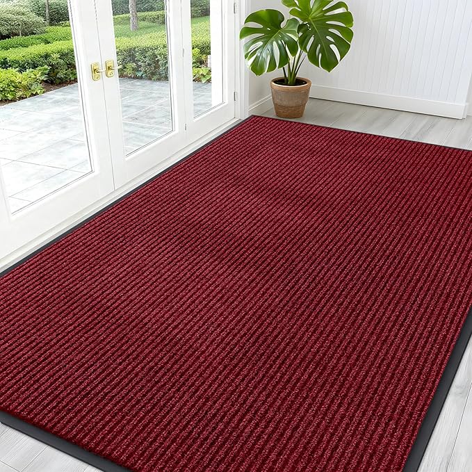 OLANLY Front Door Mat Indoor Outdoor Entrance, Waterproof Heavy Duty Doormat by OLANLY