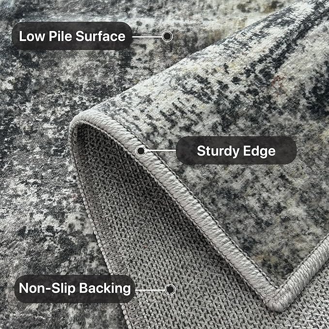 2x3 Rugs for Entryway Entrance Kitchen Bathroom, Machine Washable Modern - Image 8