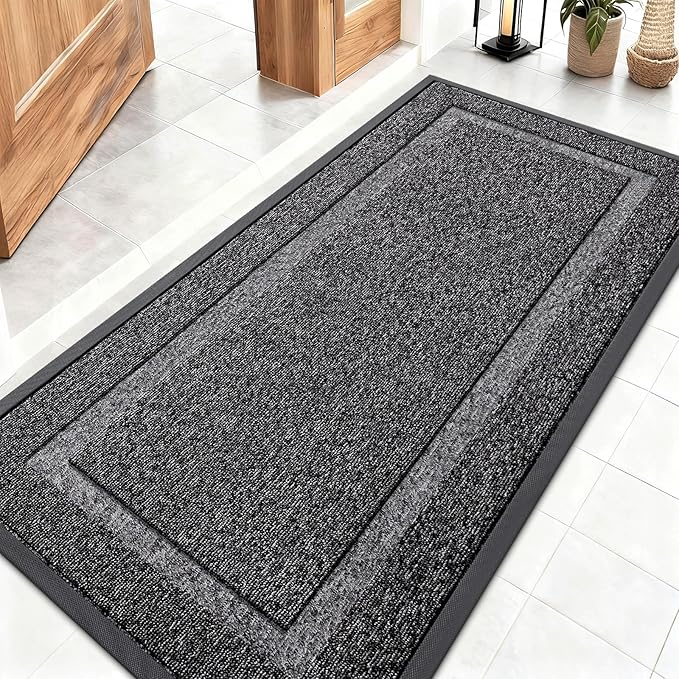 OLANLY Front Door Mat Indoor Outdoor Entrance, Waterproof All-Season, by OLANLY