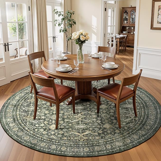 Lofus 6ft Area Rugs for Living Room, Soft Boho Carpets for Bedroom Dining Room - Image 4