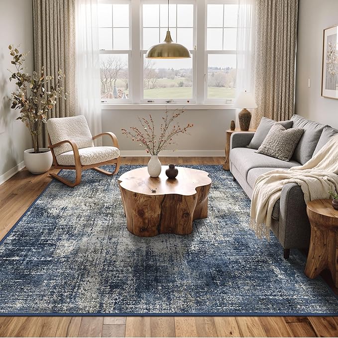 BEIMO Area Rugs 9x12 for Living Room Bedroom, Modern Abstract Machine Washable - Image 2