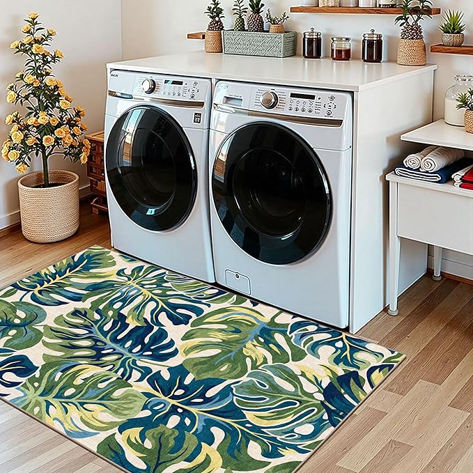 3x5 Botanical Entry Rug