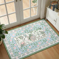 GarveeHome Blue Green Pink 2x3 Door Mat Indoor Rugs by GarveeHome