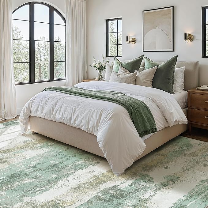 BEIMO Area Rugs 10x14 for Living Room Bedroom, Modern Abstract Machine Washable - Image 3