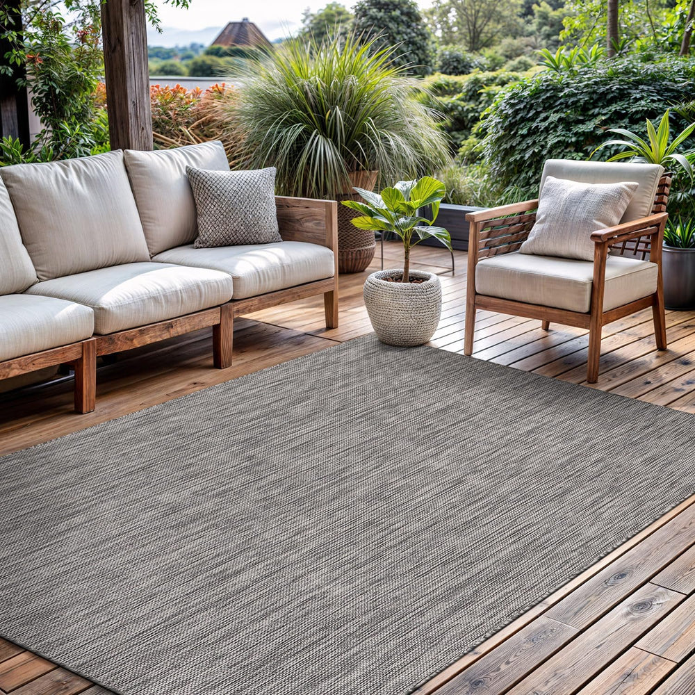 CAMILSON Outdoor Rug 9x12 Modern Area Rugs for Large Indoor and Outdoor Patio...