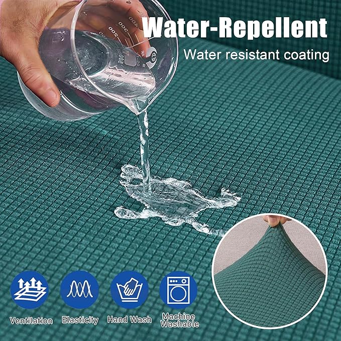 Water Repellent Sofa Cushion Covers, Stretch Sofa Seat Slipcover Furniture - Image 3