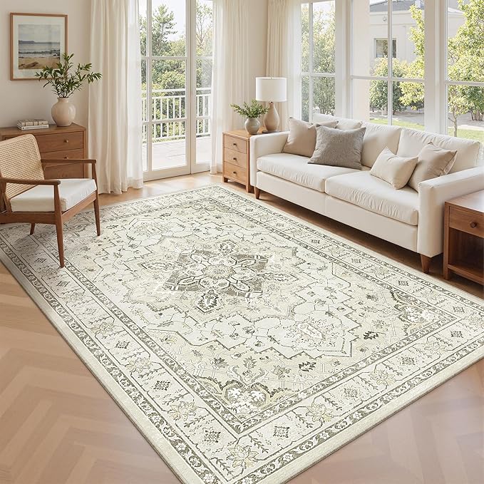 zesthome Washable Rug 6x9 Area Rugs, Stain Resistant Rugs - Image 4