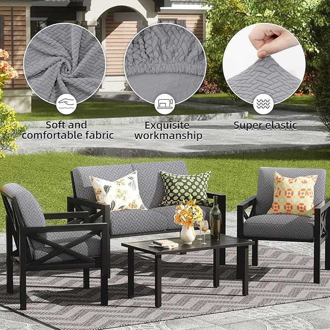 Outdoor Cushion Covers Set, Replacement - Image 3