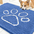 OLANLY Dog Door Mat for Muddy Paws 30x20, Paw Print Design, Absorbs Moisture by OLANLY
