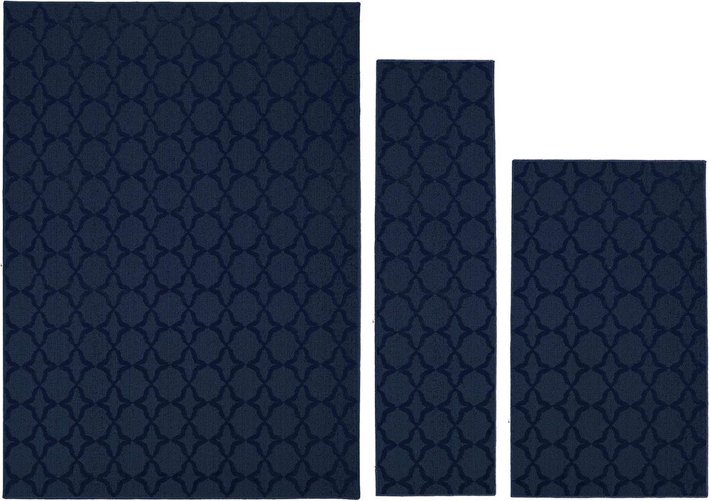 Garland Rug Sparta Non Slip Polypropylene 3-Piece Set (5'x7', 3'x...