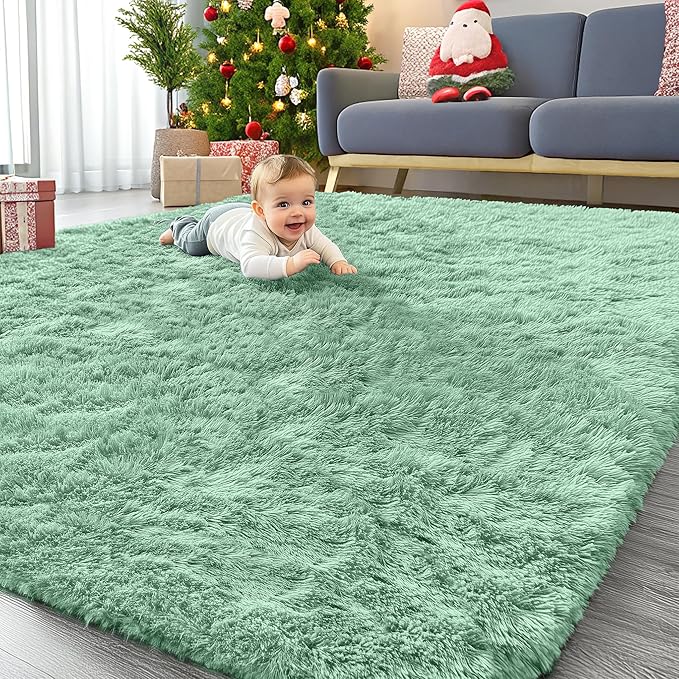 OLANLY 8x10 Machine Washable Large Area Rugs by OLANLY