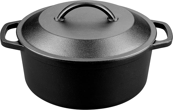 VORRINGARD Pre-Seasoned Cast Iron Dutch Oven by Unknown