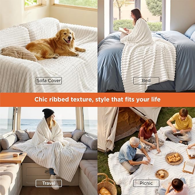 Bedsure GentleSoft Blankets Queen Size - Image 4