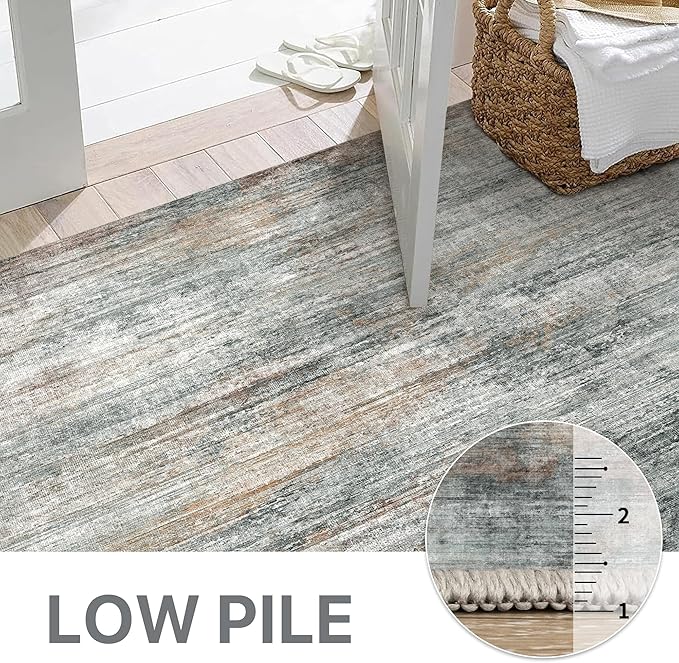 Area Rugs 8x10 for Living Room Bedroom, Modern Abstract Machine Washable Rug - Image 7