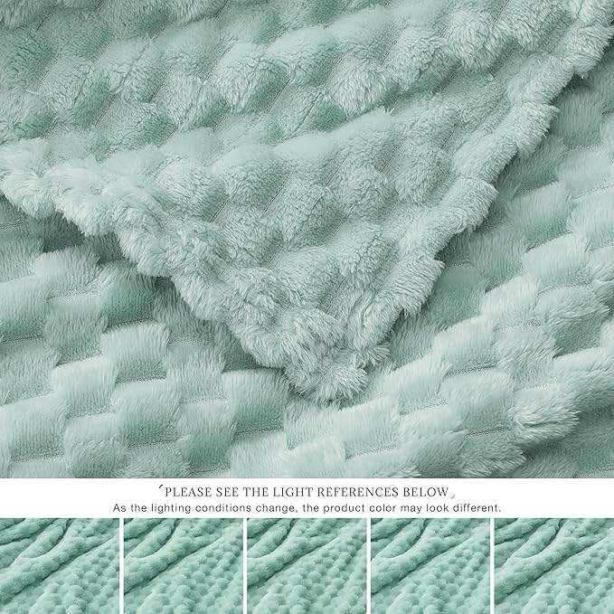 EXQ Home Fleece Throw Blanket for Couch or Bed - Image 6