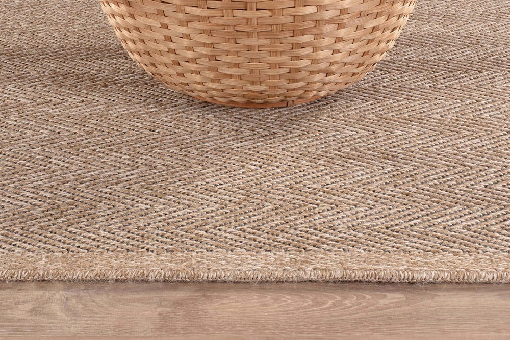 CAMILSON Easy Jute Rug 10x14, Indoor Outdoor Natural Color Fiber Area Rugs fo...
