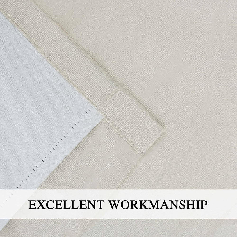 Thermal Insulated Window Curtains, 54" W x 84" L (Pair)