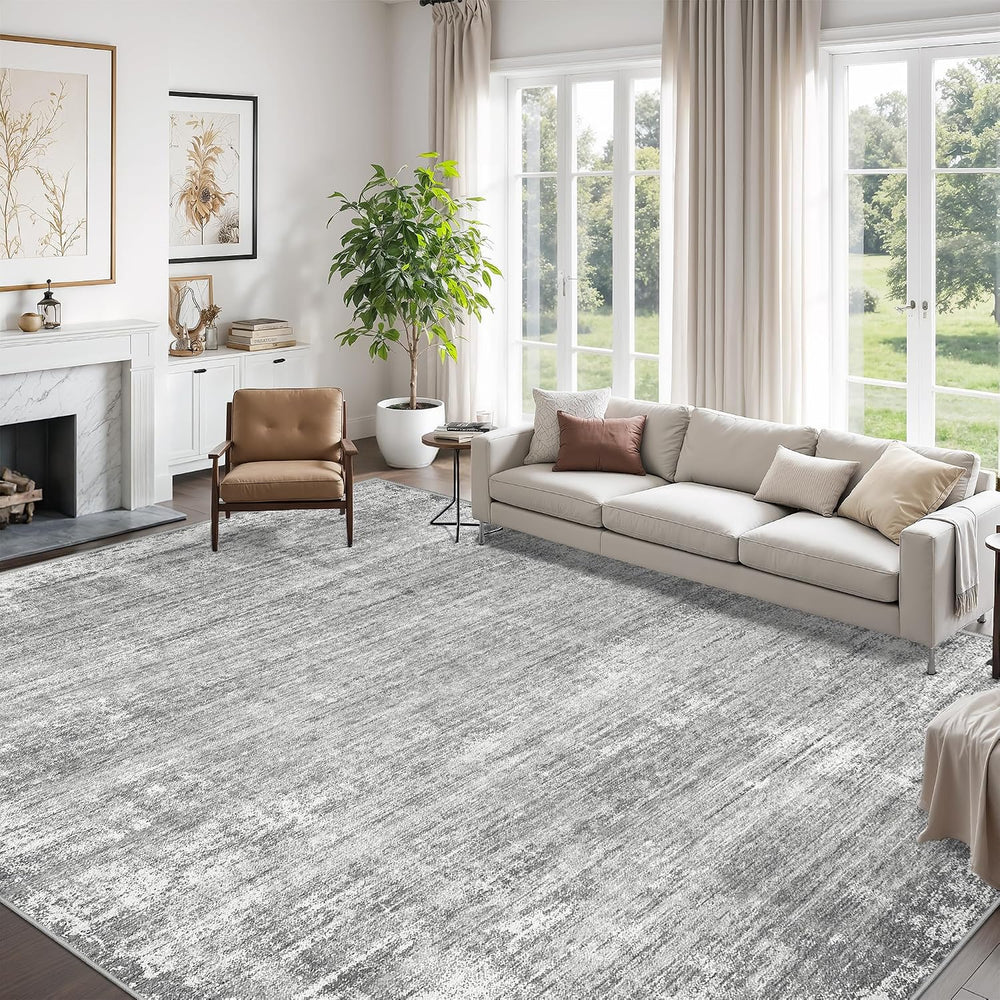 zesthome 8x10 Area Rugs for Living Room, Non-Slip Backing Washable Rug, Moder...