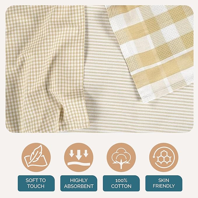Casa Platino Dish Towels for Kitchen 18" x 28", Dish Towels Set of 6 – Great - Image 9
