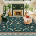 Hazo Haus Teal Green Living Room Rugs by HazoHaus