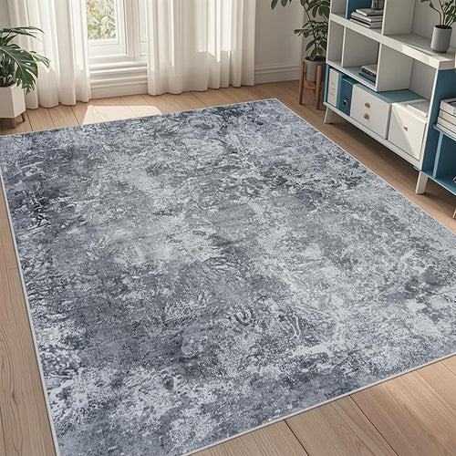 5x8 Area Rugs for Living Room Rug Washable: Abstract Rug for Dining Room by Aelenmu