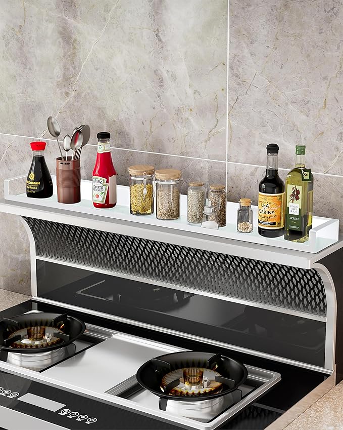SZJHXIN 4X Strong Magnetic Stove Top Shelf, Adjustable 15-30 Inches, Fits - Image 4