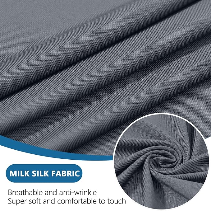 hyha Milk Silk Couch Cushion Covers, Soft Magic Sofa Covers Washable - Image 3
