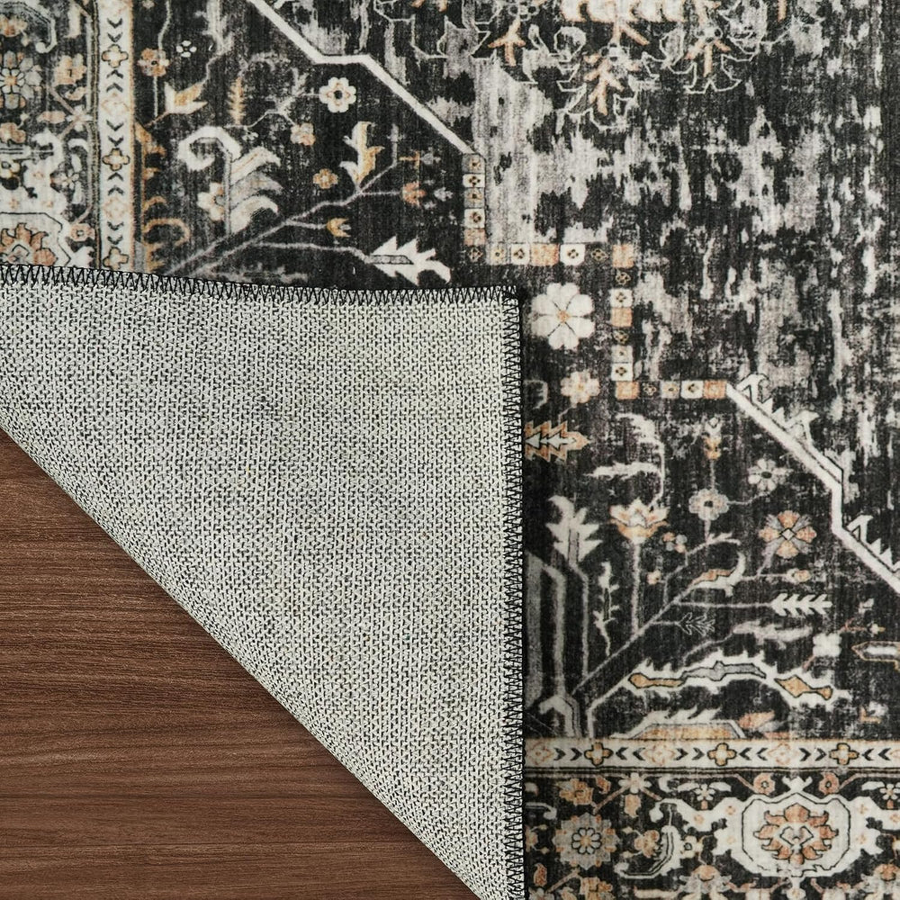 RUUGME Washable 10x14 Area Rug - Soft Area Rugs for Living Room Stain Resista...