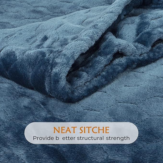 TOONOW Fleece Blanket Super Soft Plush Throw Blanket Twin Size 60" x 80" - Image 5