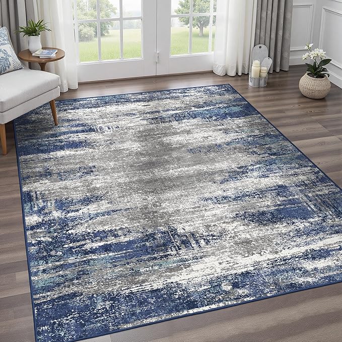 BEIMO Area Rugs 8x10 for Living Room Bedroom, Modern Abstract Machine Washable - Image 3