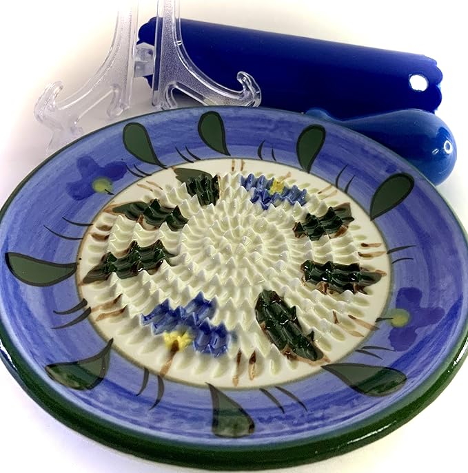 BonCera, All-in-one Premium Ceramic Garlic Grater Plate 4-Piece Set - Image 3