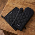 Encasa XO Heat Resistant 100% Cotton Oven Glove & Potholder Set by EncasaXO