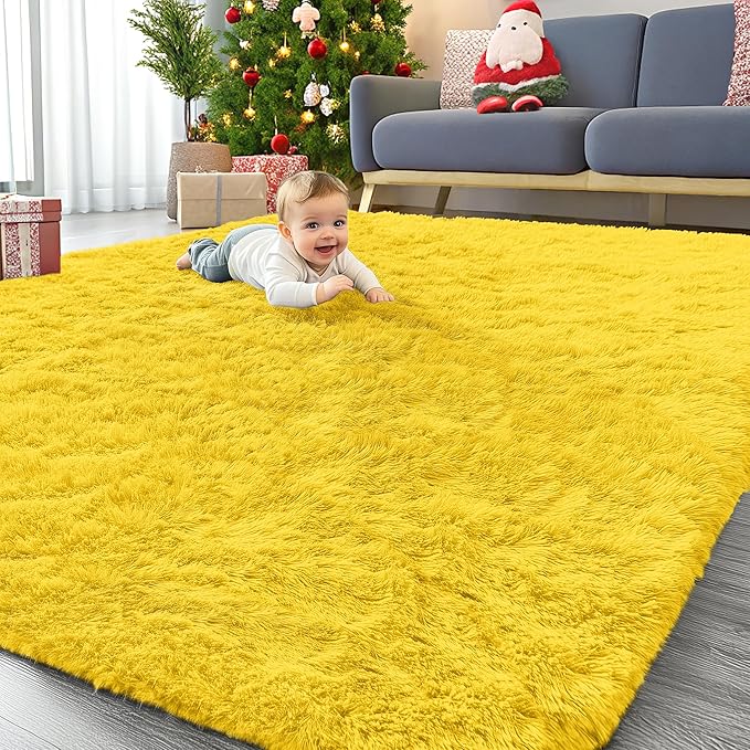 OLANLY 8x10 Machine Washable Large Area Rugs by OLANLY