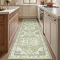 Kitchen Runner Rug Non Slip Washable 2.5x8, Soft Low Pile Entryway Rug Runners by Restydon