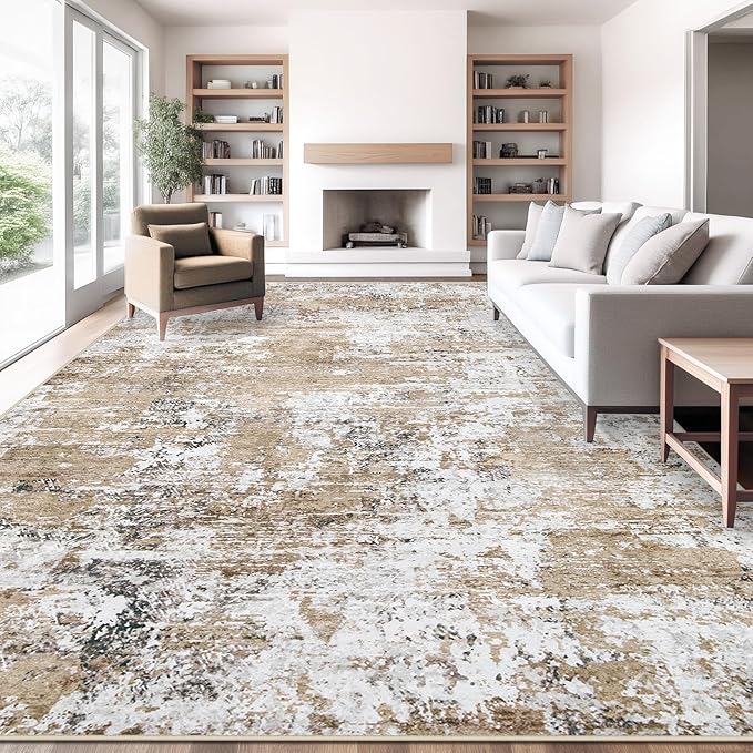 XLUEZ 10x14 Area Rugs for Living Room, Washable Modern Abstract Large Area Rug by XLUEZ