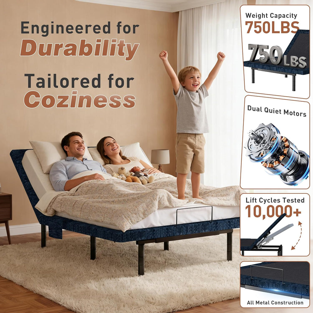 Full Adjustable Bed Base Zero Gravity Anti-Snore