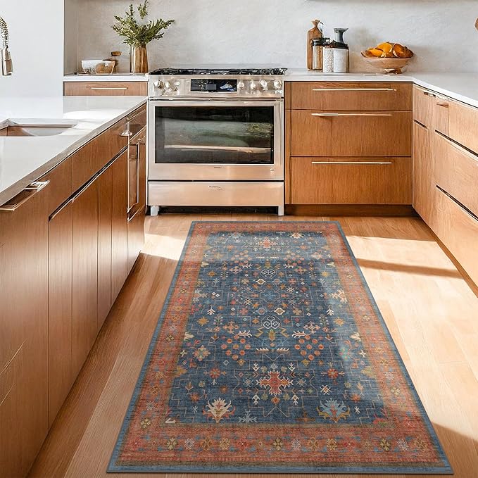 Washable 4x6 Small Rug for Living Room, Area Rug for Kitchen, Large Entryway - Image 3