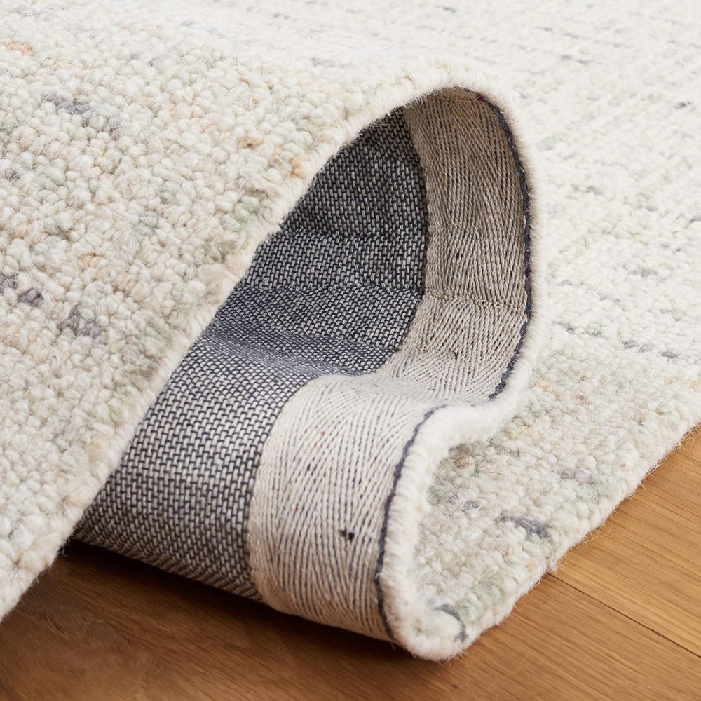 SAFAVIEH Abstract Area Rug 10x14, Wool Handmade Ivory & Light Grey ABT468K