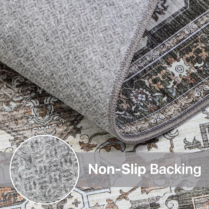 BEIMO Area Rugs 8x10 for Living Room Bedroom, Modern Vintage Machine Washable - Image 9