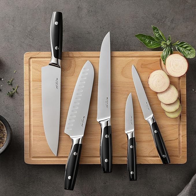 6-Piece Knife Block Sets，Stainless Steel Kitchen Knife Set