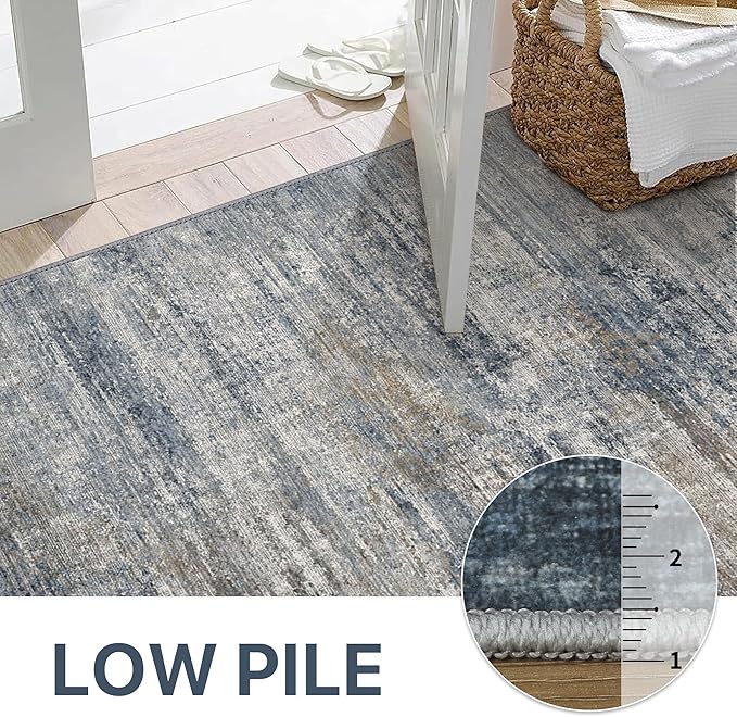 Area Rugs 8x10 for Living Room Bedroom, Modern Abstract Machine Washable Rug - Image 7