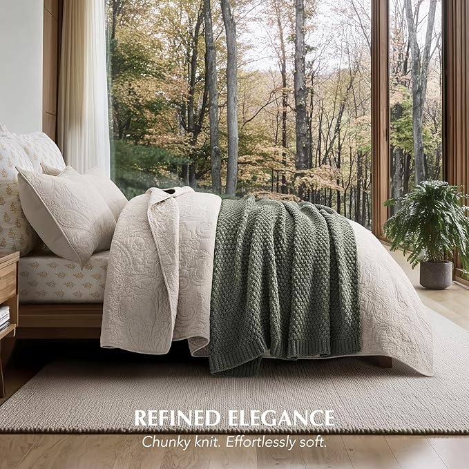 EVERGRACEHOME Chunky Chenille Knit Throw Blanket - Image 5
