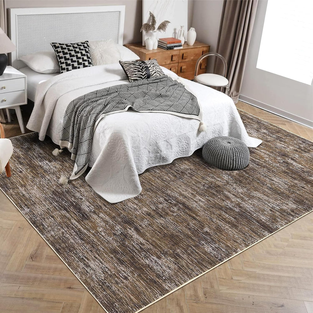 RUGSREAL 6x9 Large Bedroom Area Rug Soft Modern Area Rug for Living Room Non-...