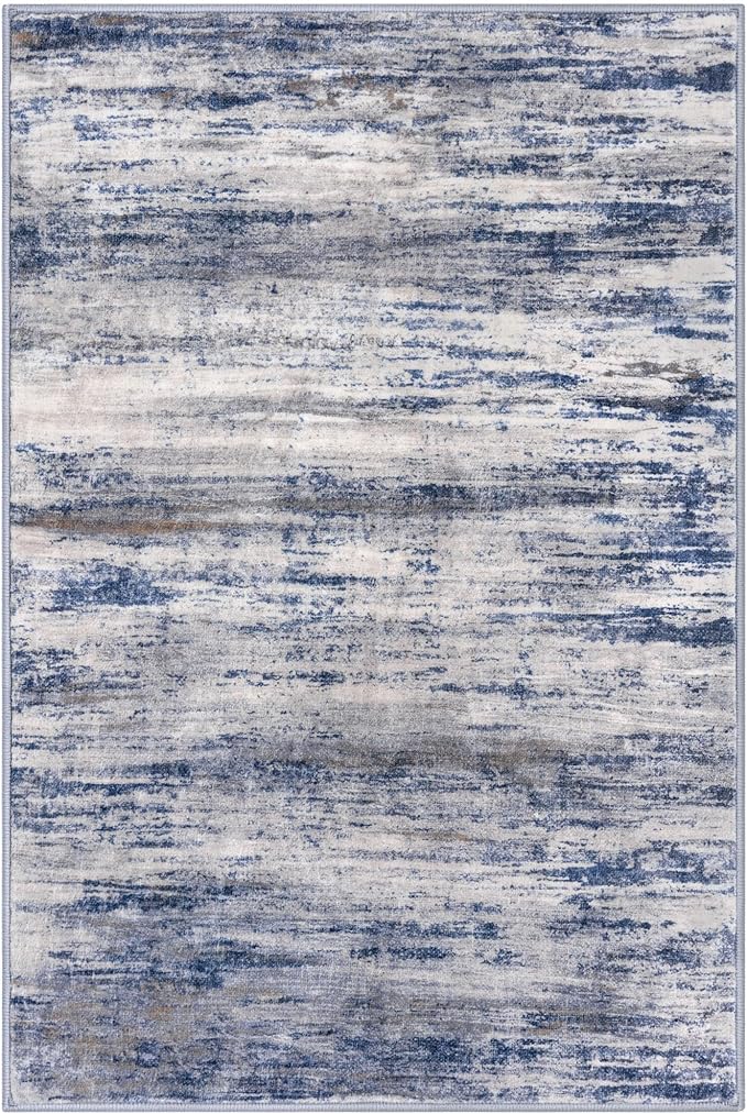 KOZYFLY Area Rug 6x9 Modern Ombre Thin Rugs - Image 8