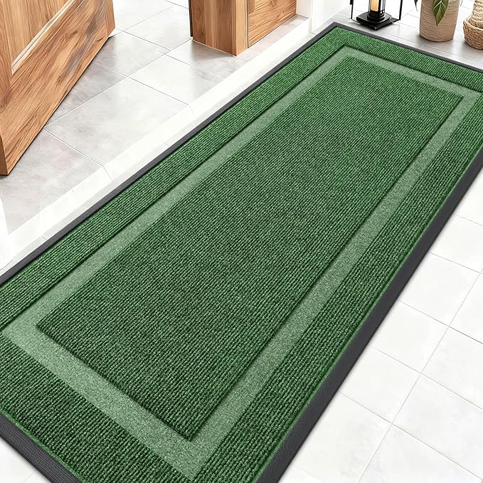 OLANLY Front Door Mat Indoor Outdoor Entrance, Waterproof All-Season, by OLANLY
