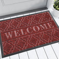 Yimobra Welcome Mat Outdoor Indoor, All-Season Waterproof Front Door Mat by Yimobra