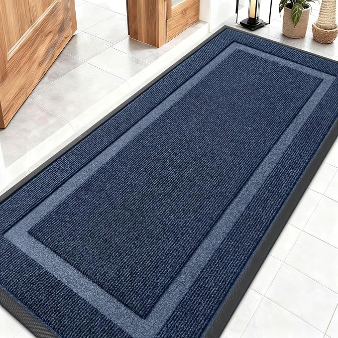 OLANLY Front Door Mat Indoor Outdoor Entrance, Waterproof All-Season, by OLANLY